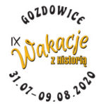 znaczek IX Wakacji z Historią. Gozdowice 2020